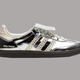 Metallic Silver Heritage Sneakers – Premium Retro Edition