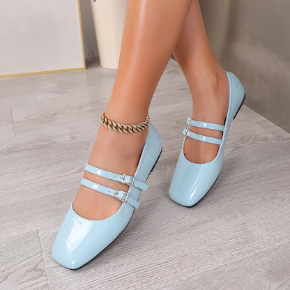 Béatrice™ | Ballerines à bride double – Élégance et confort absolu