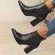 Eva™ | Bottines à talon carré élégantes et confortables