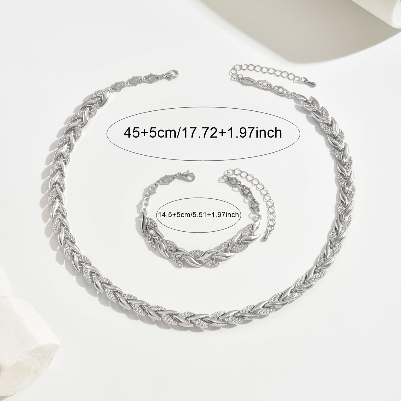 Melisande | Set Collier et Bracelet Brillant
