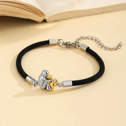 Katy™ - Bracelet Cordon avec Icône de Chien