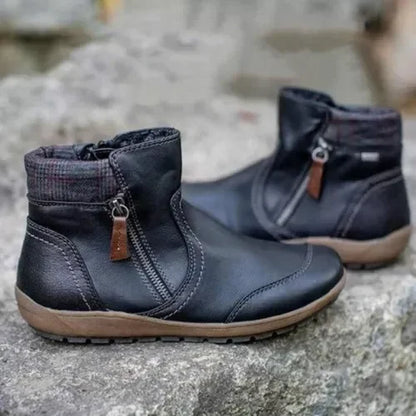 Lysiane – Bottines confort d’hiver