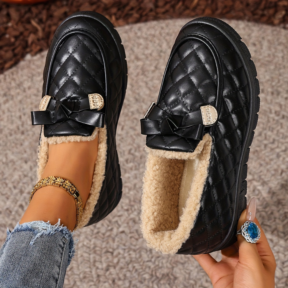 Véralyne – Chaussures Chaudes à Confort Quotidien